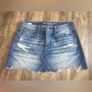 American Eagle Outfitters denim mini skirt